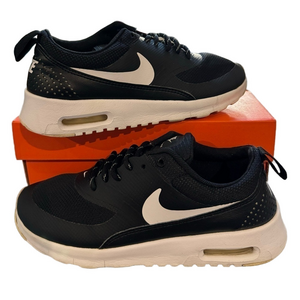 Nike Air Max Thea Grade School Youth Boy 4.5Y Black White Running Shoes